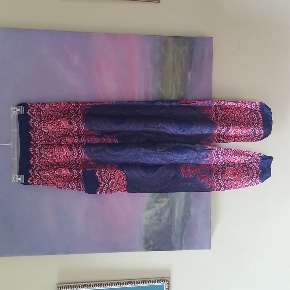 💐Red, White & Blue Harem Pants - M/L